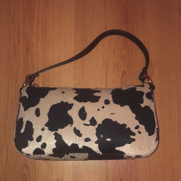 Frasier Sterling 99% Angel Shoulder Bag in Cow Print - Picture 1 of 6